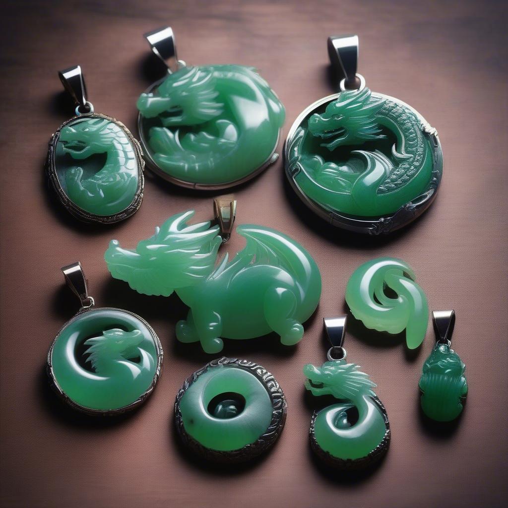 Các Loại Mặt Dây Rồng Aventurine Đa Dạng