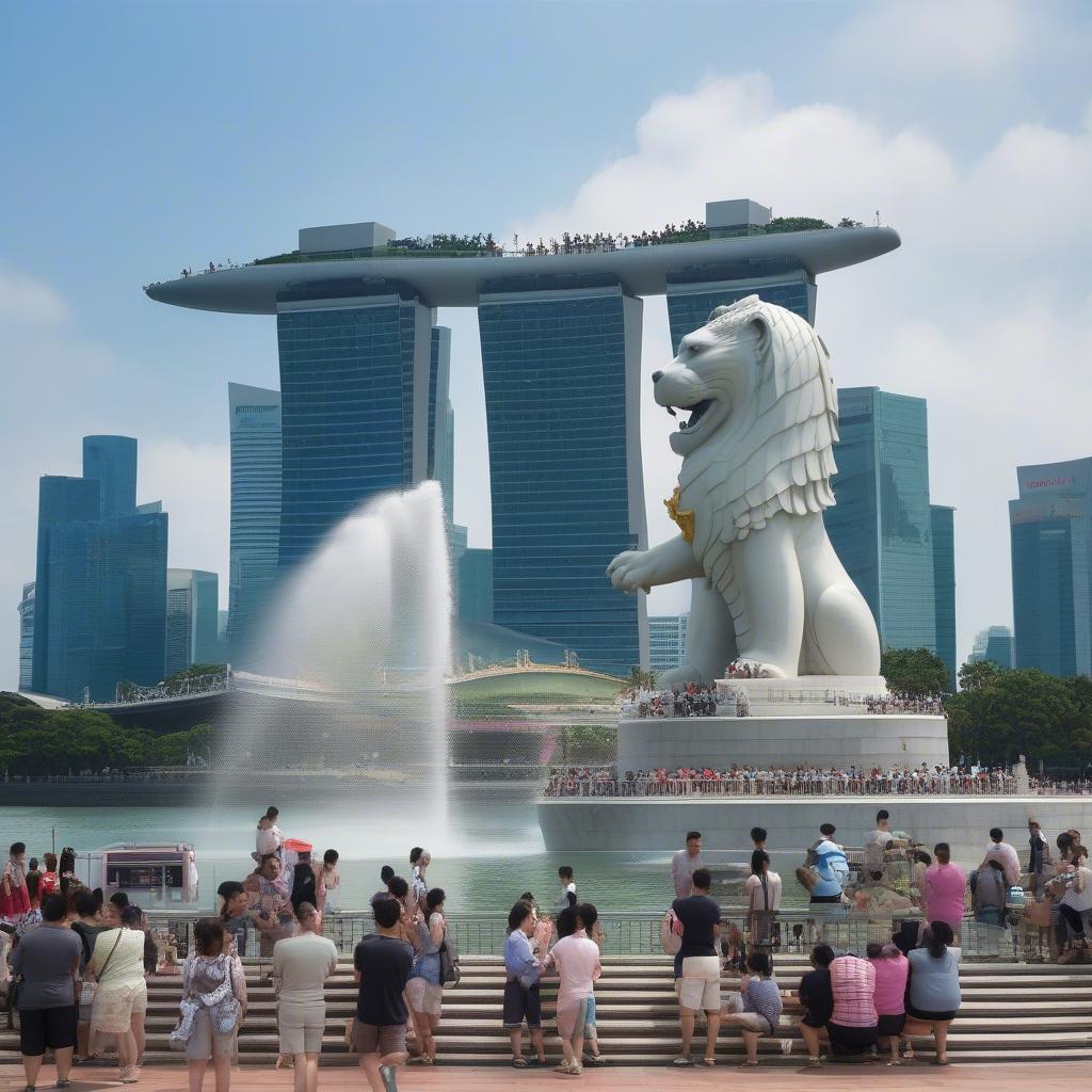 Công Viên Merlion Singapore