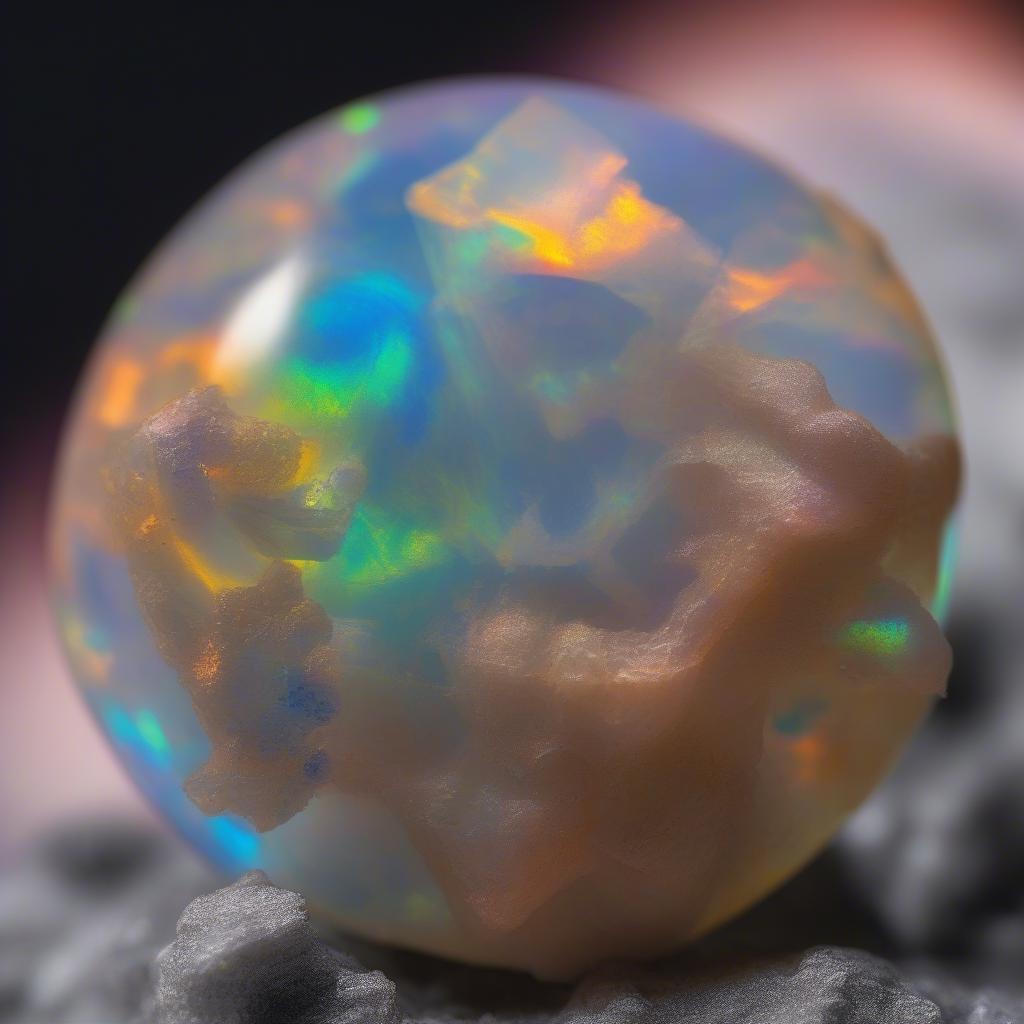 Đá Opal chiết suất thấp