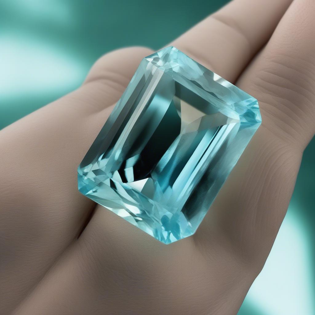 Đá phong thủy Aquamarine cho mệnh Mộc