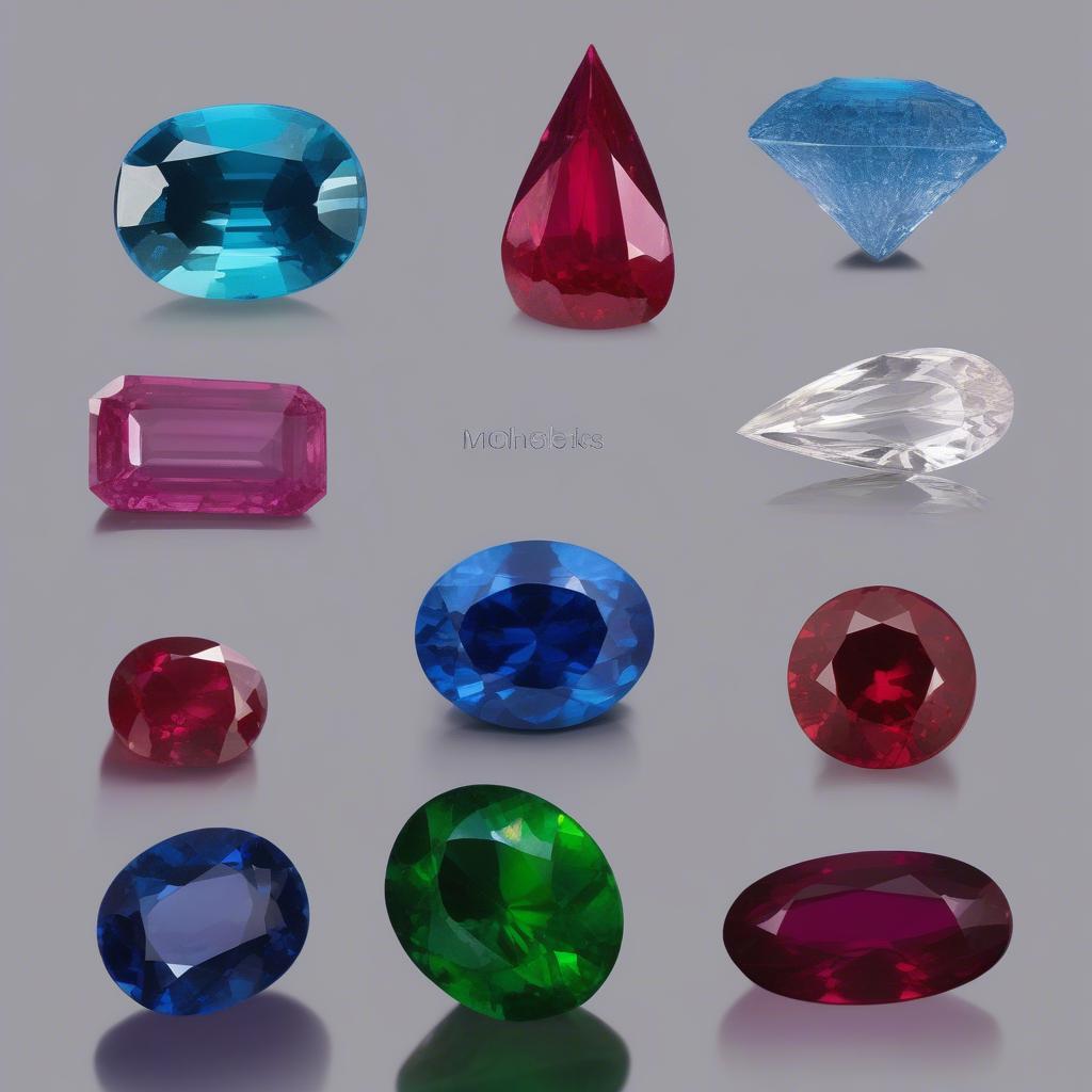 Đá quý cứng khác: Ruby, Sapphire, Topaz