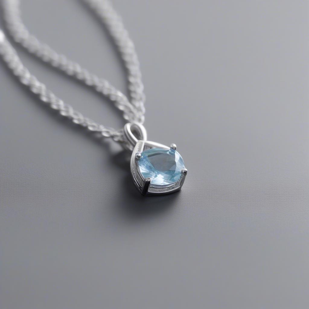 Đá quý Topaz xanh trong trang sức