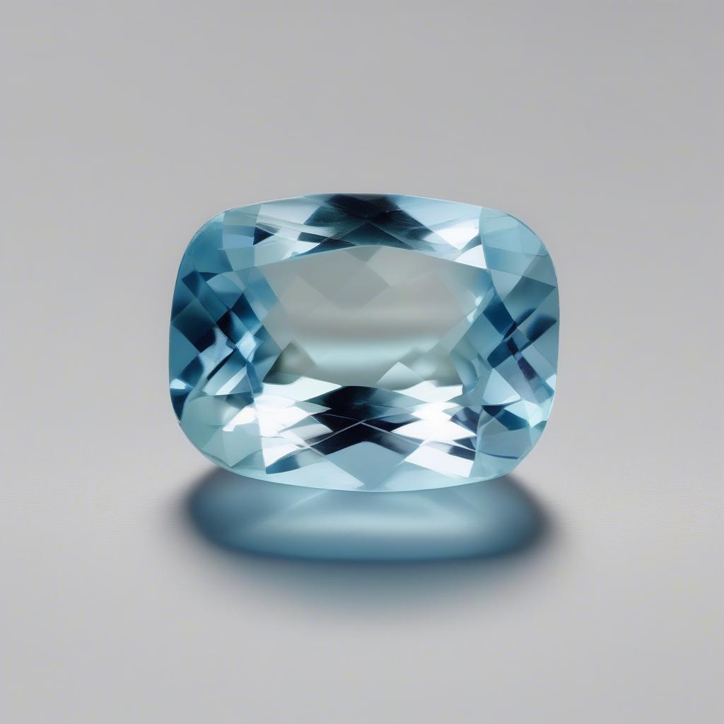 Đá quý Aquamarine xanh lam dịu dàng