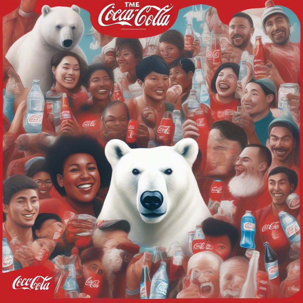 Gấu Bắc Cực Coca-Cola lan tỏa niềm vui toàn cầu.