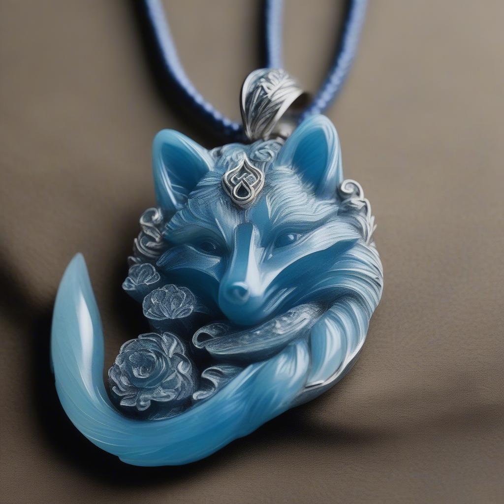 Hồ Ly Đá Aquamarine Ý Nghĩa Phong Thủy