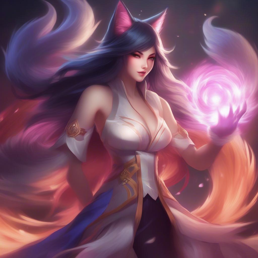 Hình ảnh Linh Thú Ahri trong LOL