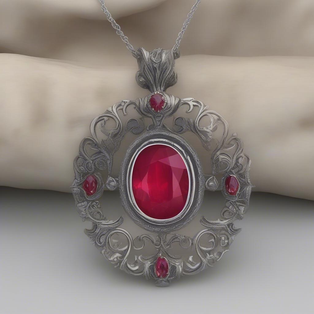 Mặt Dây Chuyền Ruby Cho Người Mệnh Hỏa