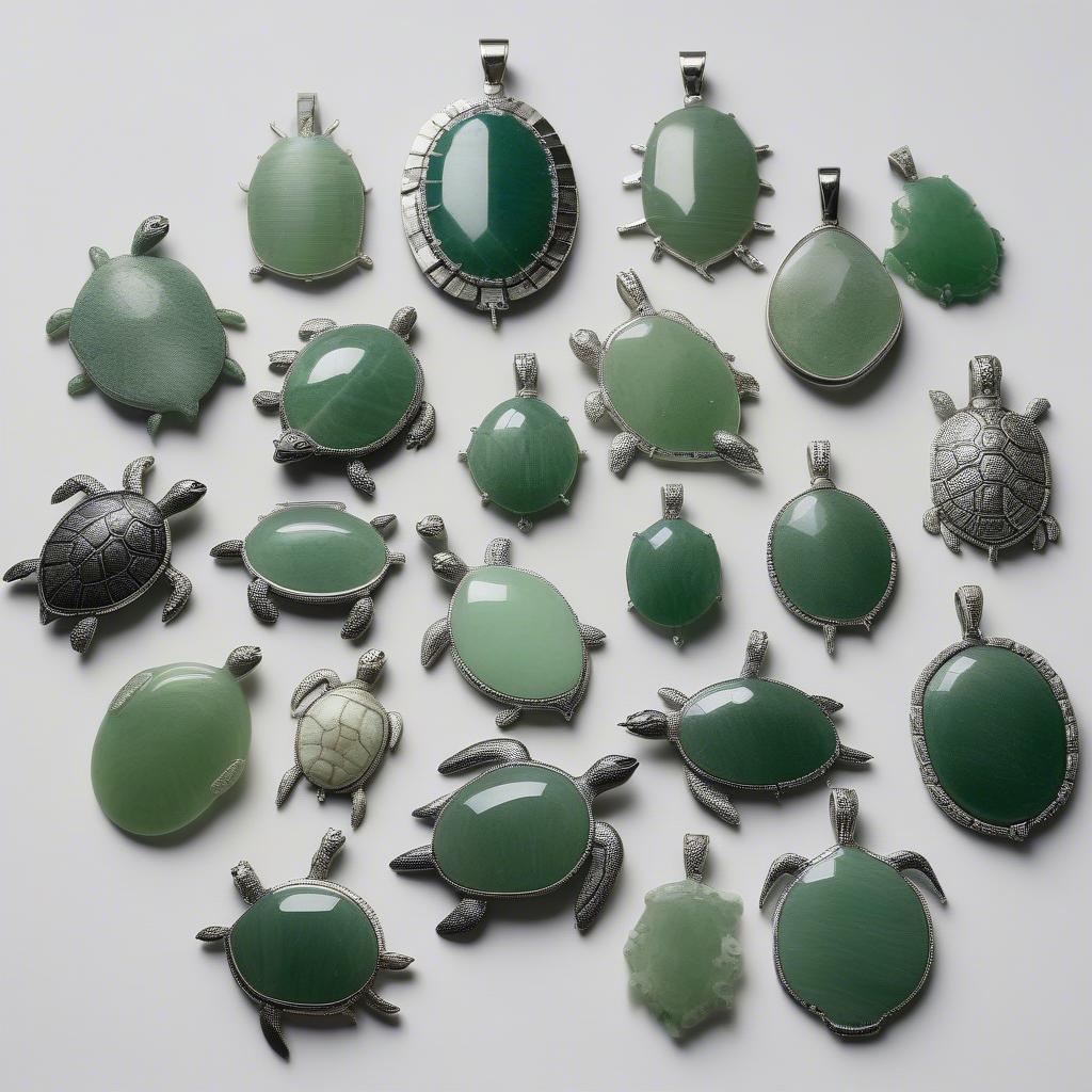 Mặt Dây Con Rùa Aventurine: Chọn Lựa