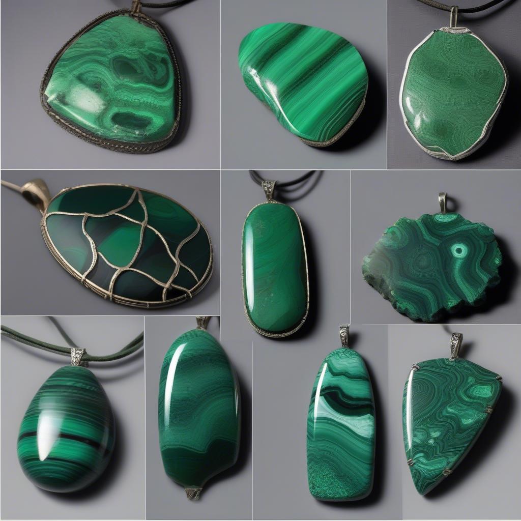 Cách Chọn Mặt Dây Malachite Theo Màu Sắc Và Vân Đá