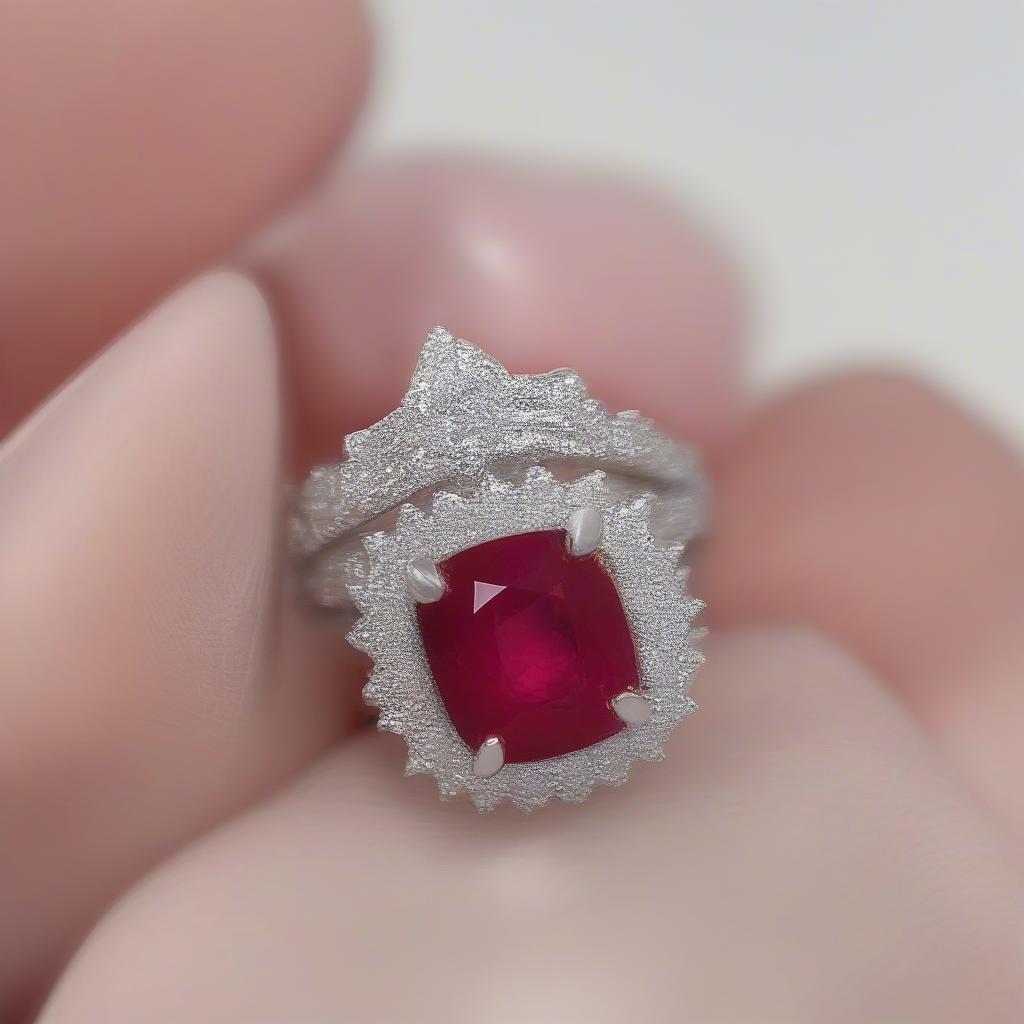 Mơ thấy được tặng đá quý ruby đỏ rực