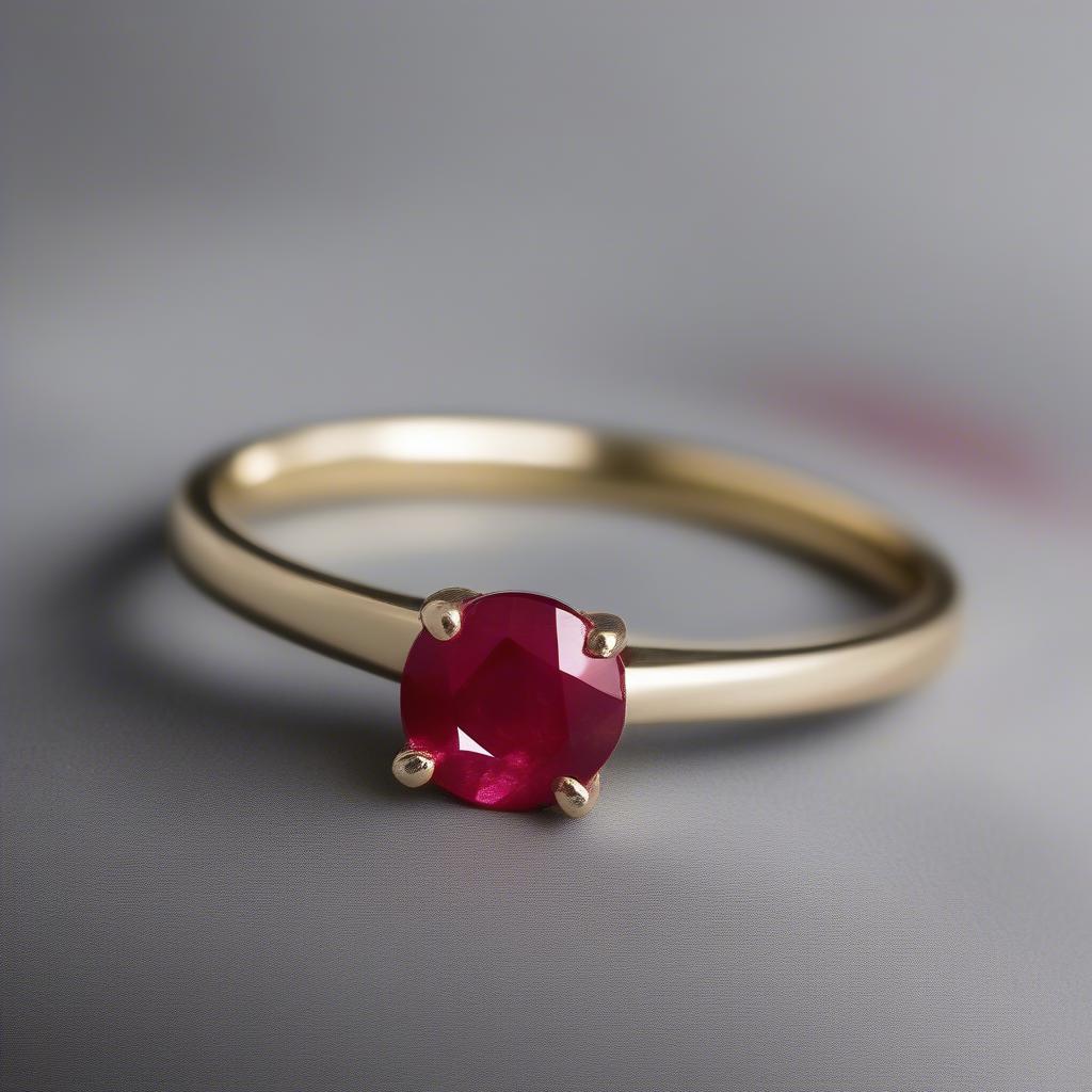 Ruby đỏ rực rỡ