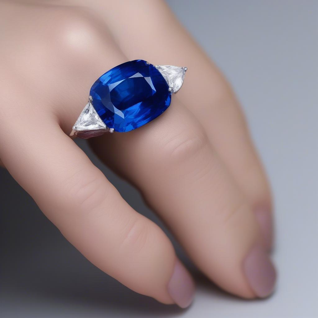 Sapphire xanh Kashmir quý hiếm