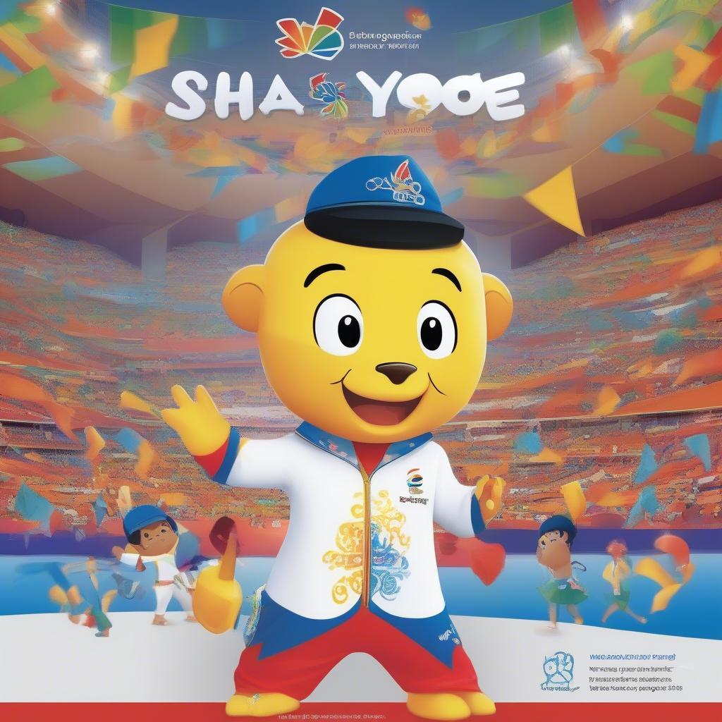 Shwe Yoe tham gia các hoạt động tại SEA Games 2013