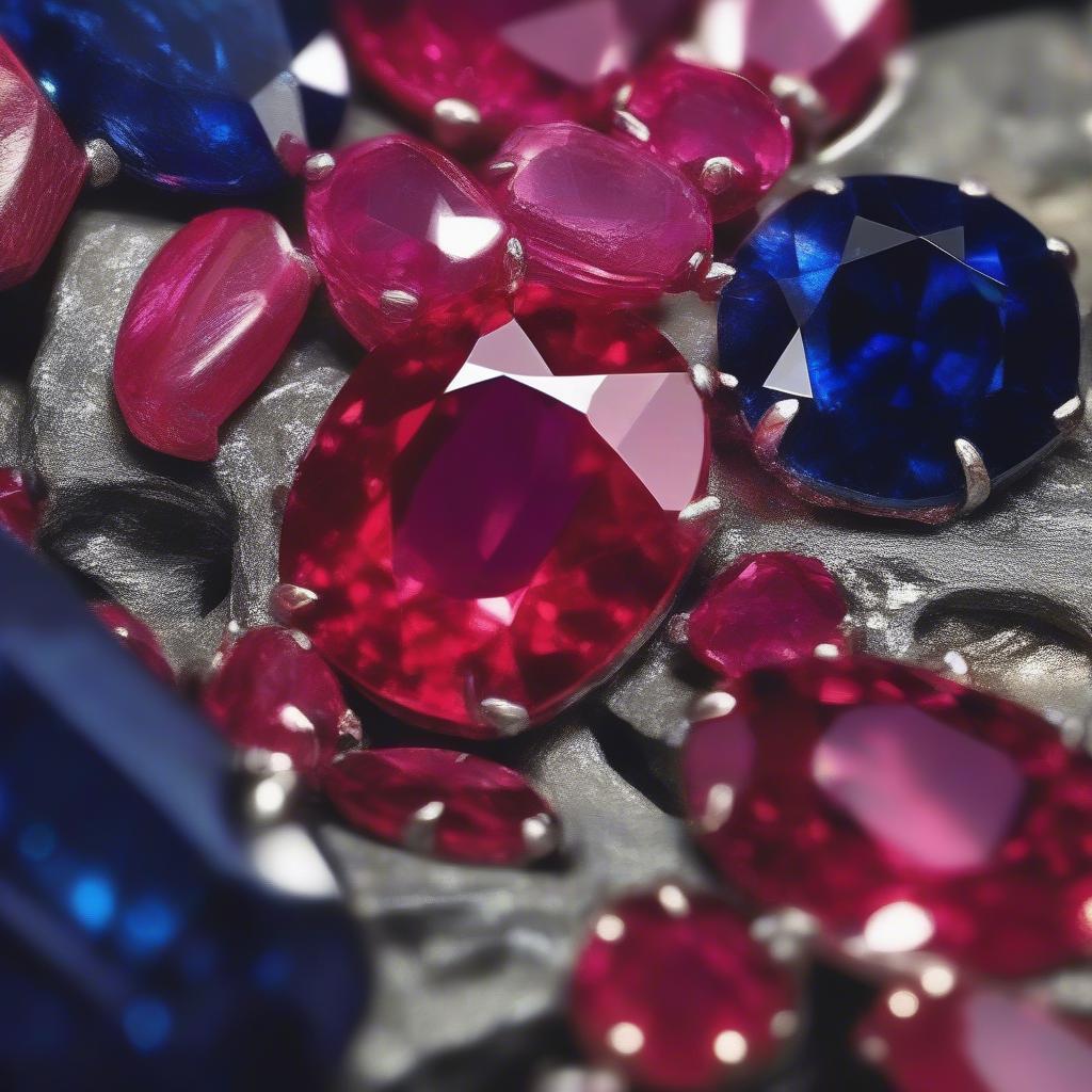 Tên các loại đá quý tiếng Anh - Ruby và Sapphire