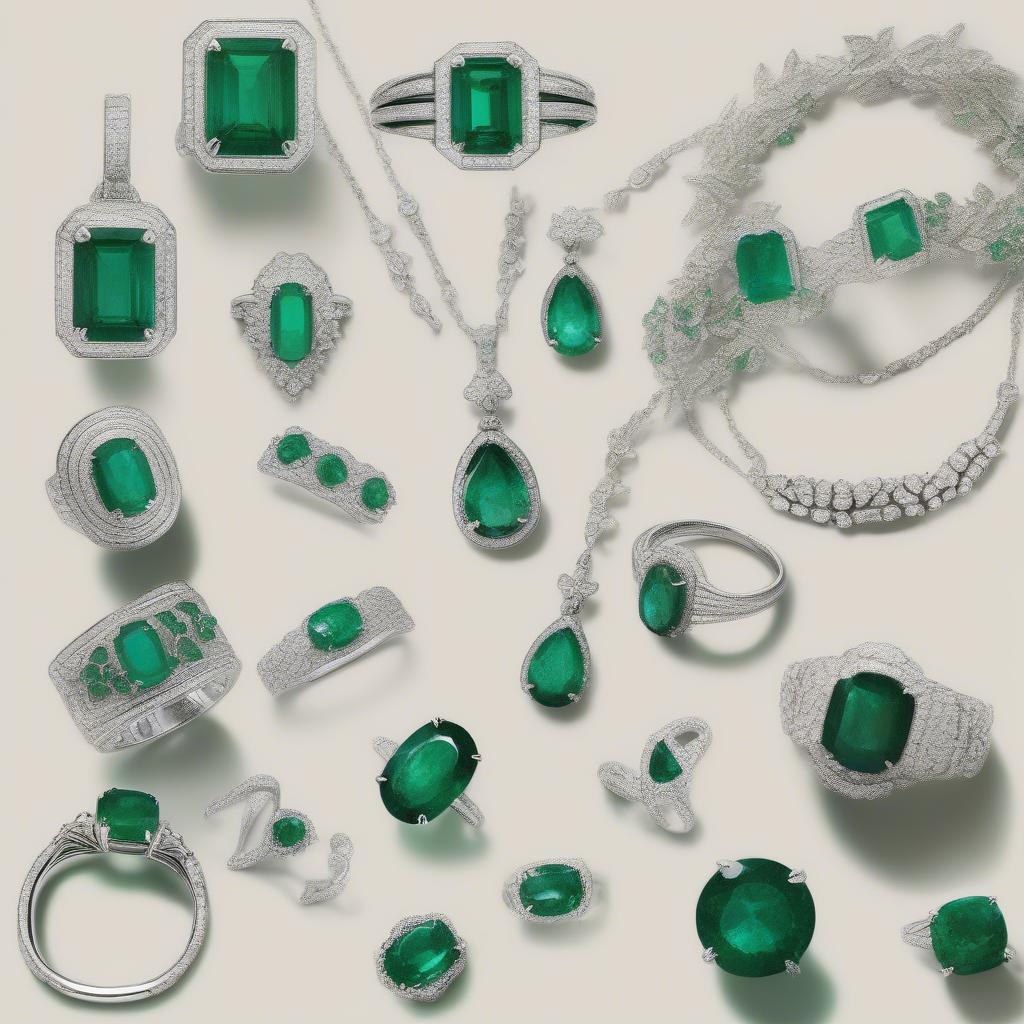 Trang Sức Đá Quý Emerald Sang Trọng