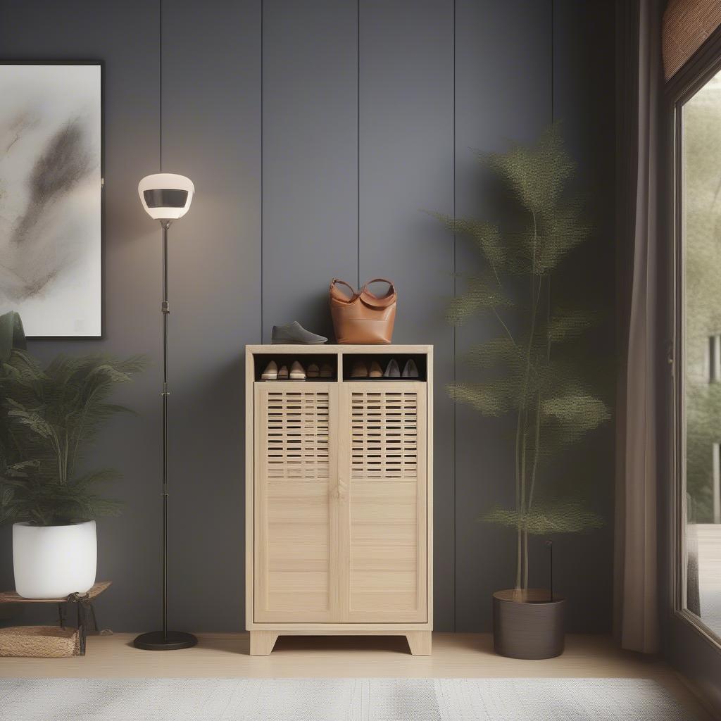 Vị trí đặt tủ giày dép lý tưởng