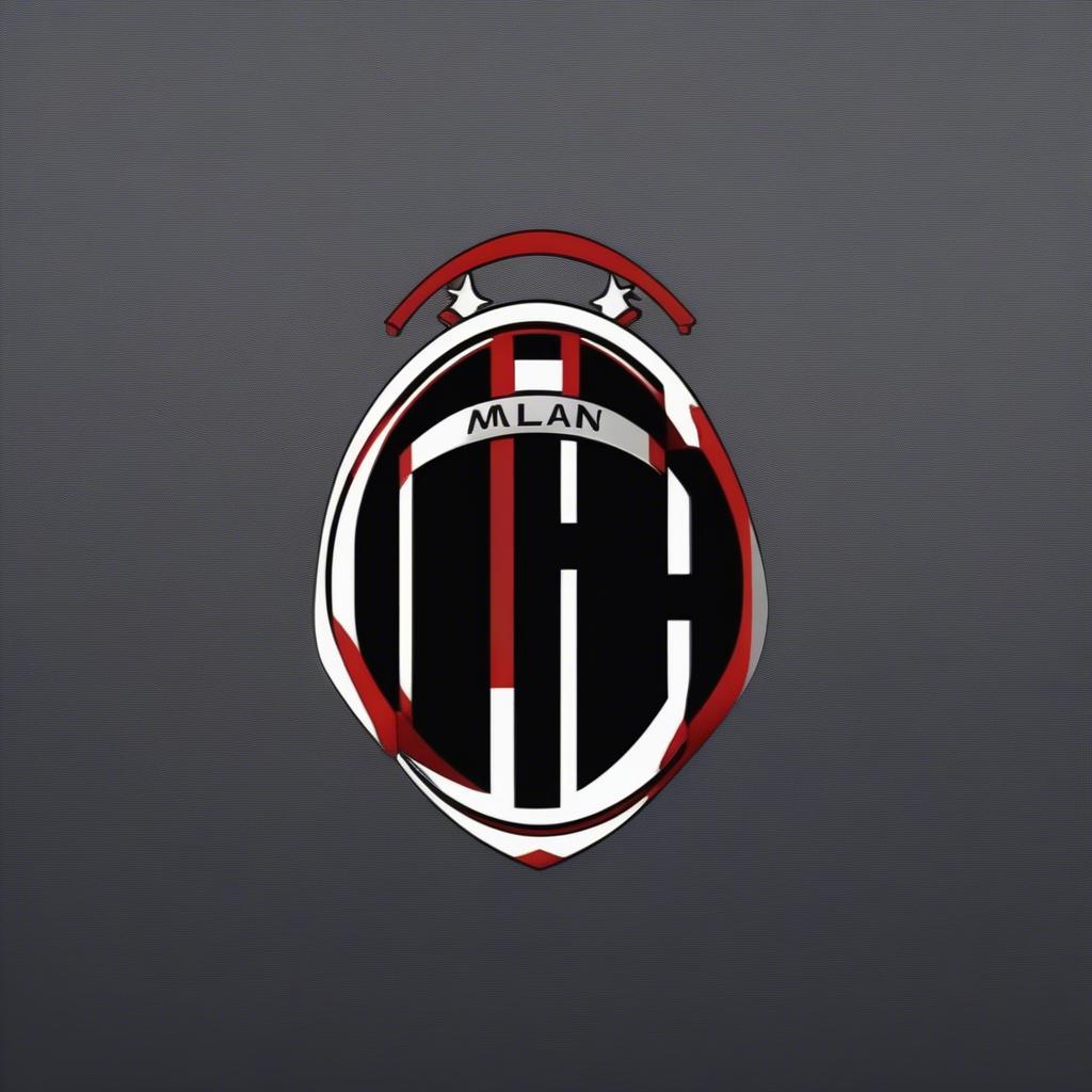 Phân tích ý nghĩa logo AC Milan: hình chữ thập, màu sắc, chữ viết tắt và năm thành lập.