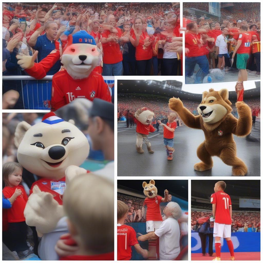 Zabivaka và người hâm mộ