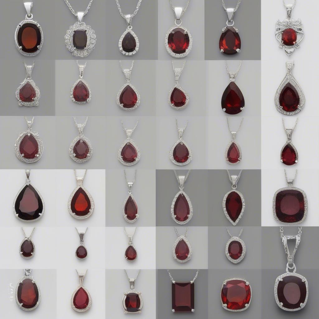 Cách Chọn Mặt Dây Chuyền Đá Garnet