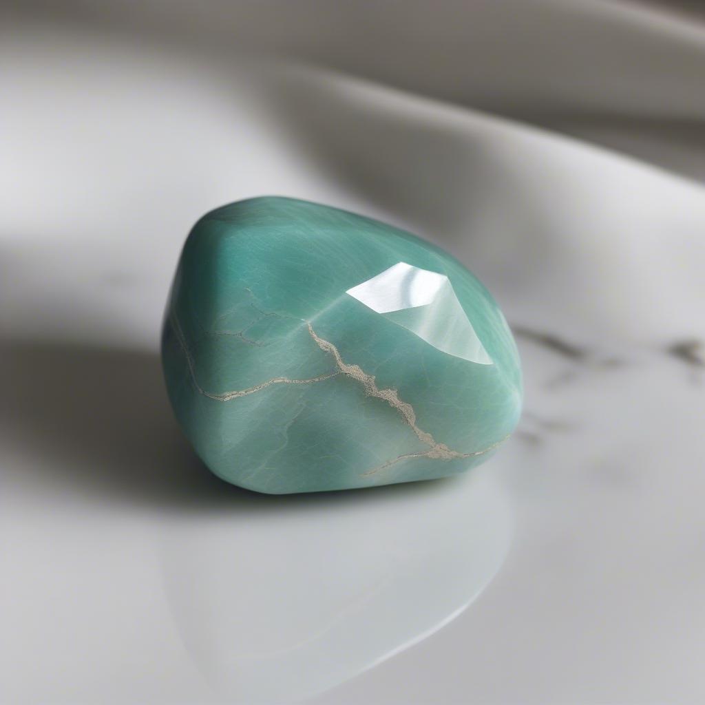 Đá phong thủy phân theo A: Amazonite (Thiên hà thạch)