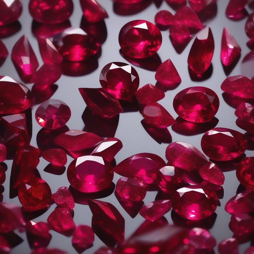 Viên ruby đỏ lửa quý hiếm