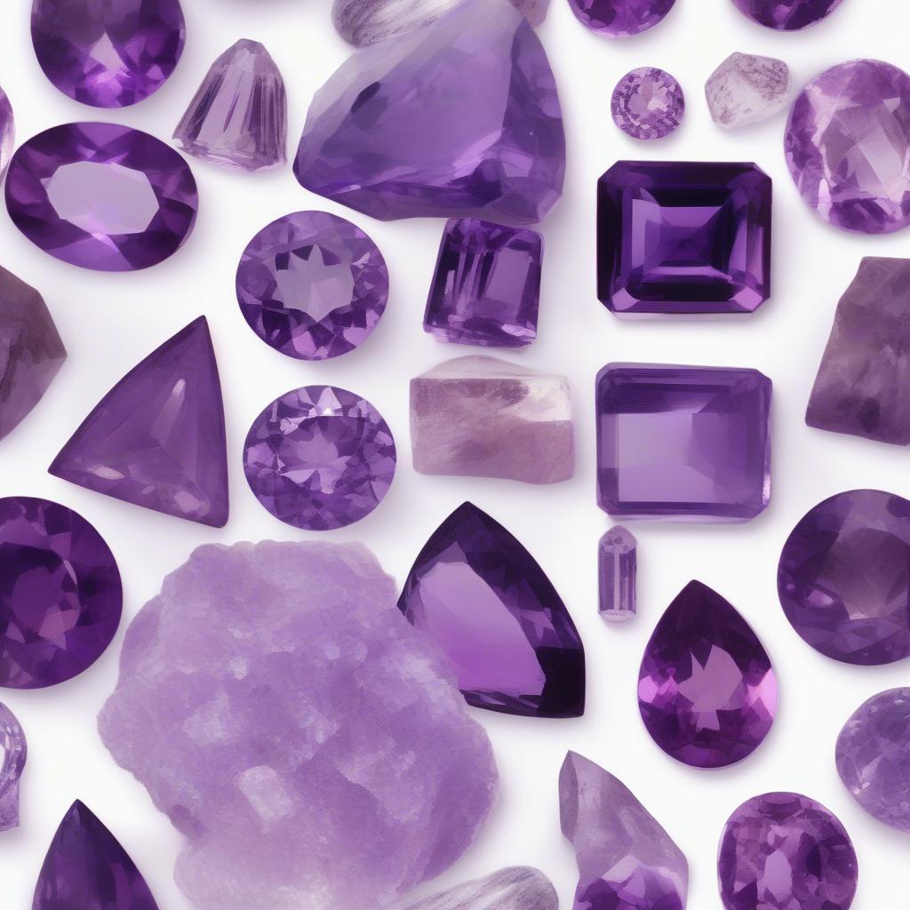 Đá quý tháng 2: Amethyst tím thủy chung, mang đến sự bình an và may mắn