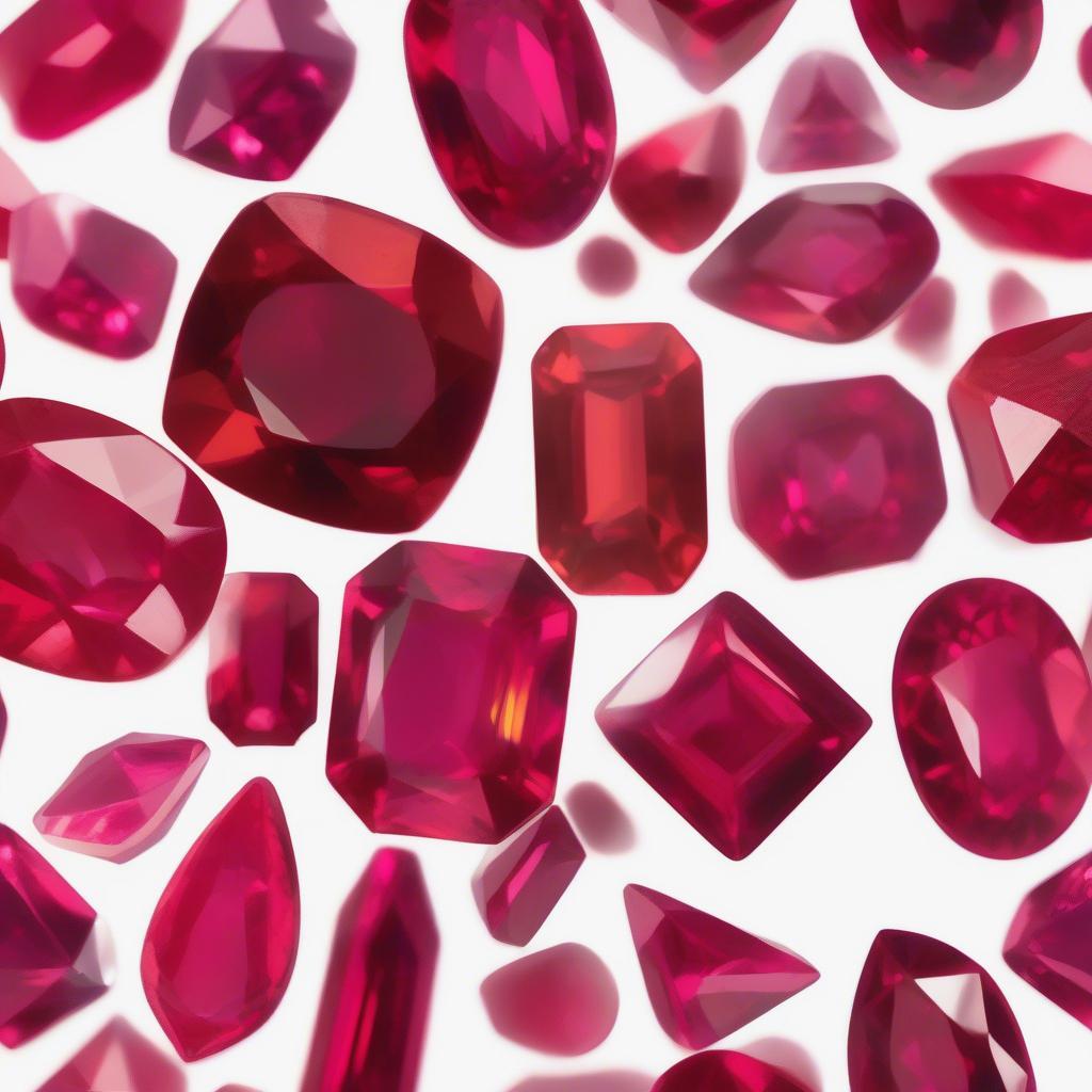 Viên đá ruby đỏ rực, biểu tượng của may mắn và quyền lực trong phong thủy