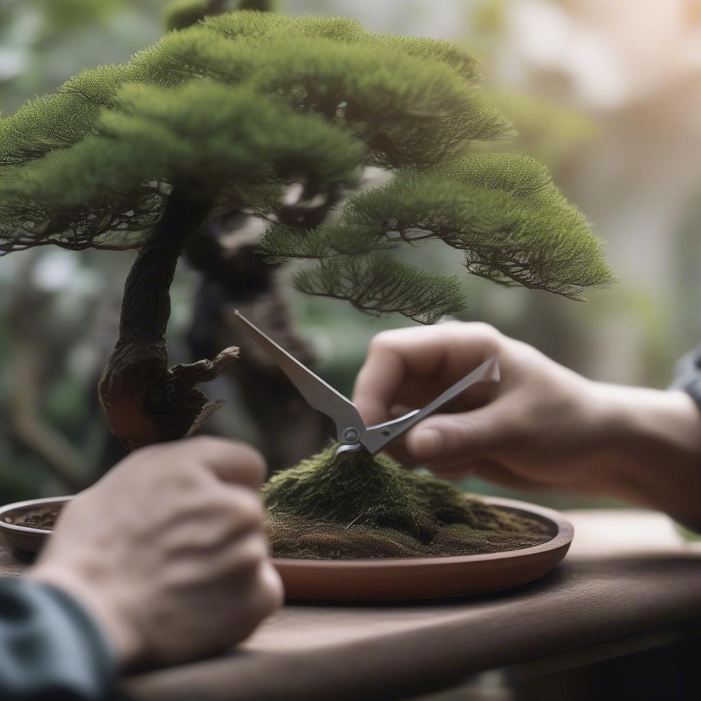 Kỹ thuật chăm sóc cây me bonsai phong thủy