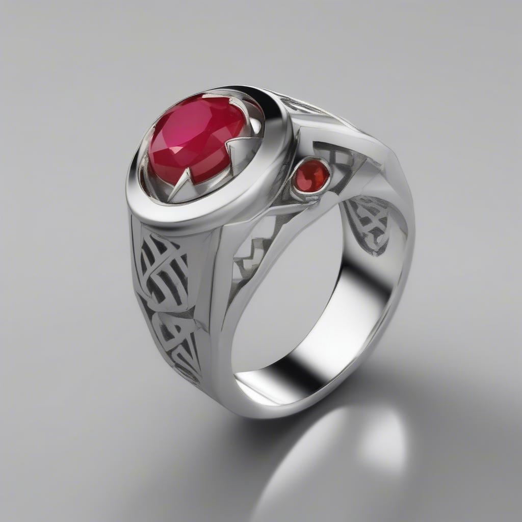 Nhẫn ruby phong thủy mang lại may mắn