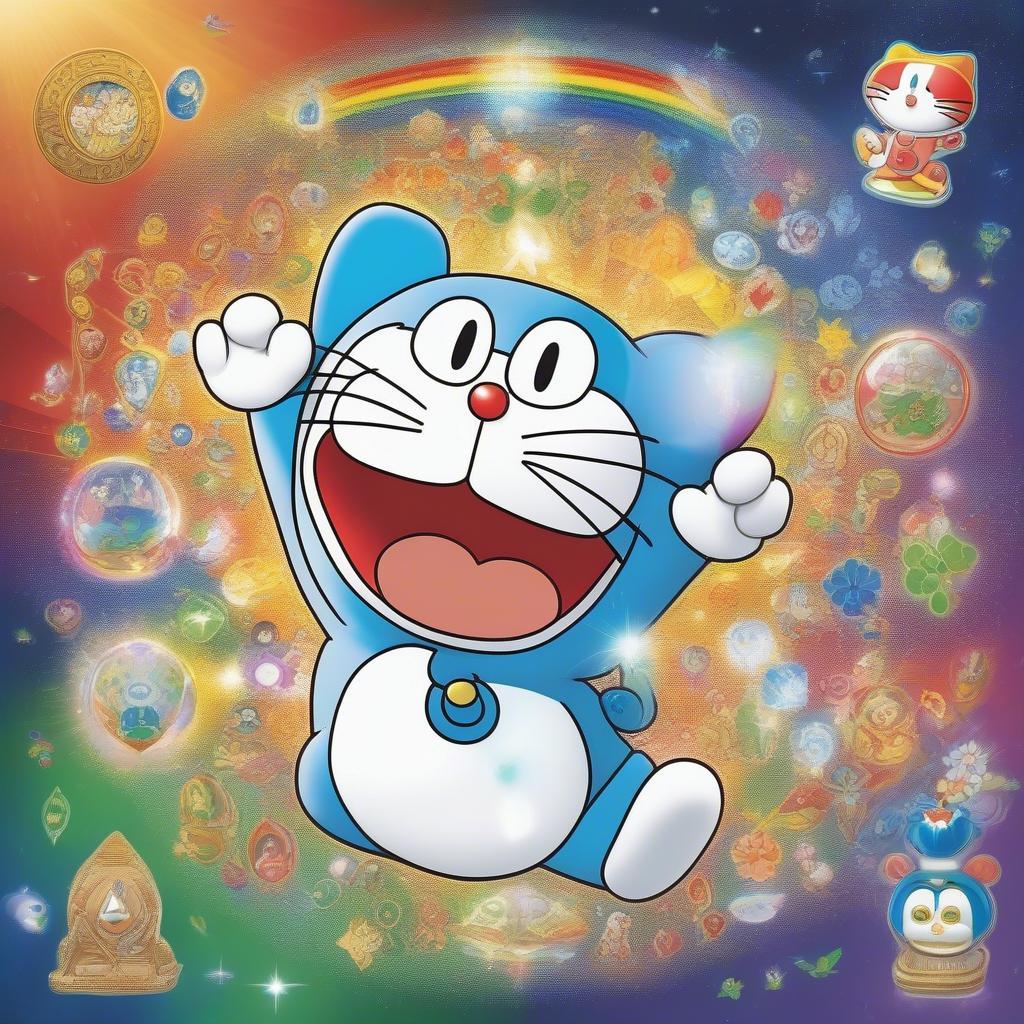 Ý nghĩa phong thủy của mặt dây chuyền đồng hồ Doraemon