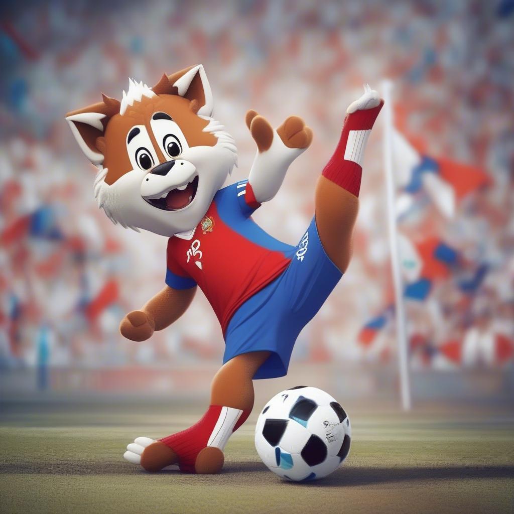 Zabivaka, biểu tượng của World Cup 2018